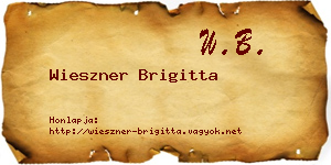 Wieszner Brigitta névjegykártya