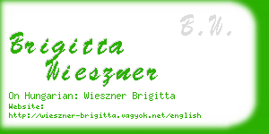 brigitta wieszner business card